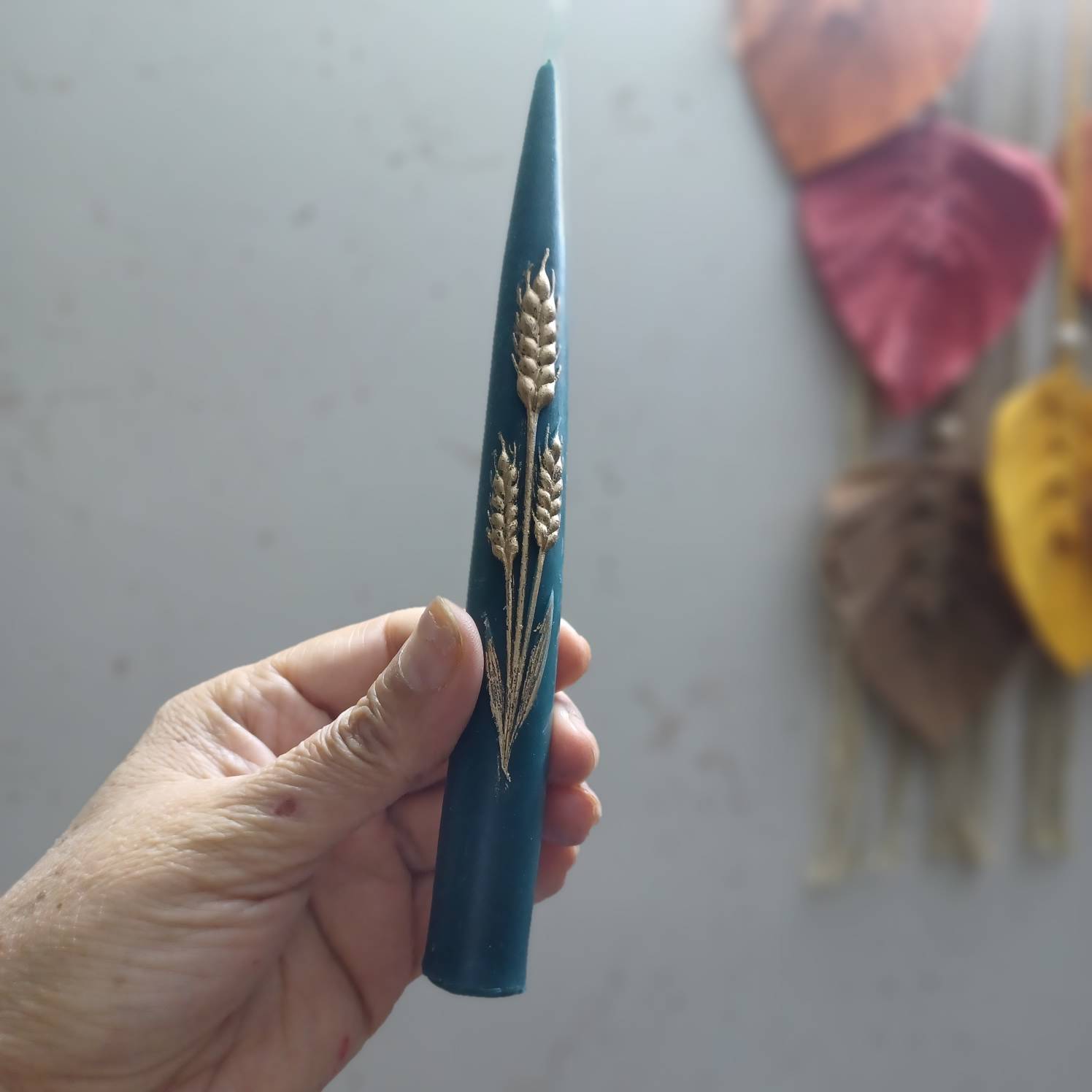 شمع قلمی گندم زار ۲۰ سانتی